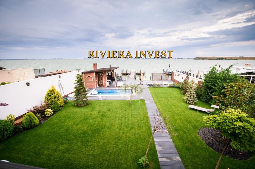 Ovidiu Sud-Vila de lux cu piscină și ponton situate pe malul lacului Siutghiol - 37