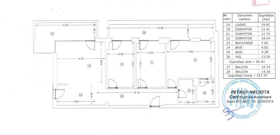 Apartament 4 Camere Unirii Fantani Constitutiei Parcul Tineretului - 13