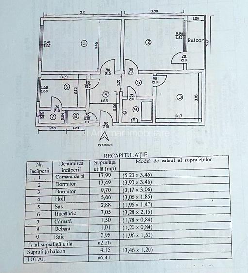 3 camere dec. complet renovat - langa metrou Valea Ialomiței  - Ready to move - 1