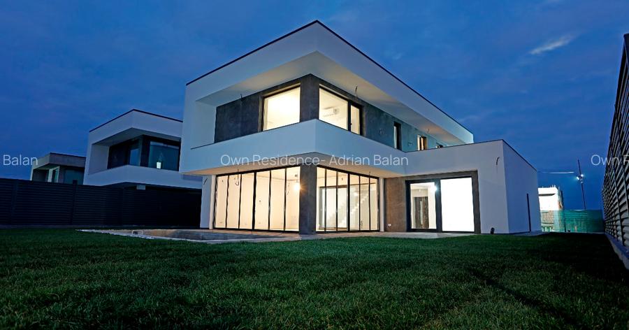 Vila moderna cu piscina Tunari Ilfov pe malul lacului Pasarea  - 4