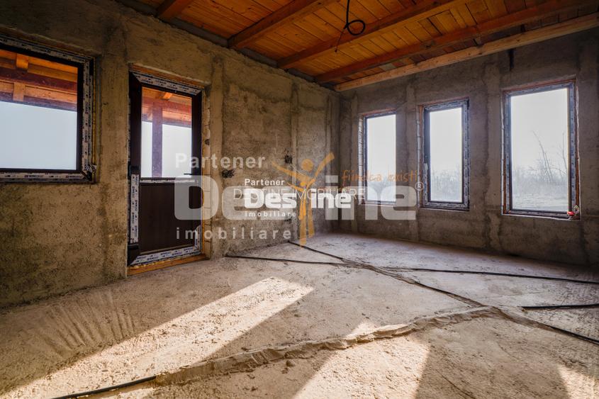 Casă individuală 75 mp P+POD 570 mp teren canalizare Ciurea - 5
