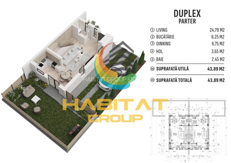 Duplex finalizat 4 camere 3 bai Pompa de caldura 16 minute metrou Republica - 6
