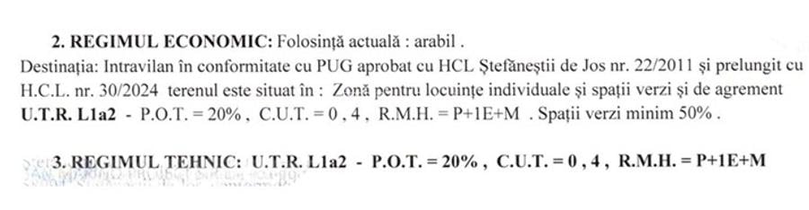 Vânzare teren 25.000 MP Intravilan Tarla 22–Ștefăneștii de Jos, Nod A3–A0 - 4