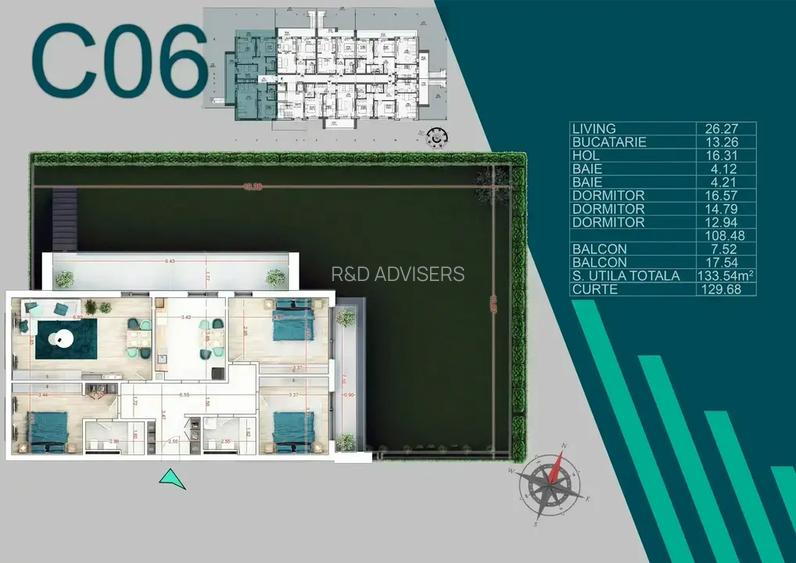 Superb Apartament 4 Camere Gradina Finisaje Premium Metrou Teclu - 2