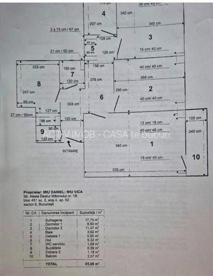 Vanzare apartament  - 3 camere- Drumul Taberei - metrou - 2 bai - 129000E ! - 4