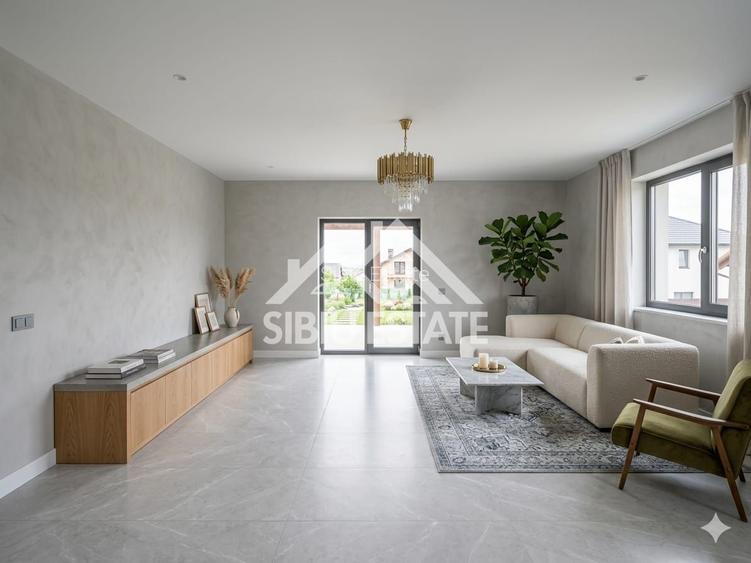 Casa 4 camere, 2 bai, curte si terasa Sibiu Calea Cisnadiei - 10