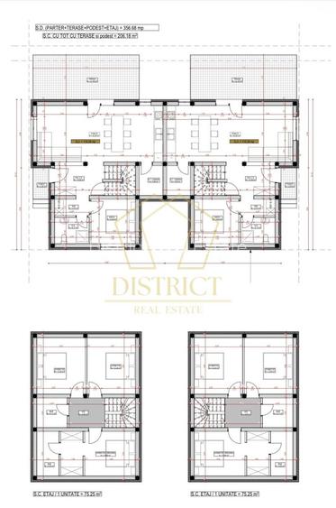 Duplex cu 5 camere, despărțit prin camera tehnica, la asfalt | Mosnita Veche - 4