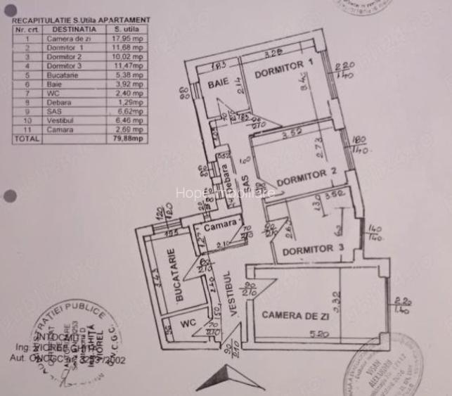 Sincai-strada Trestiana-apartament 4 camere - 9