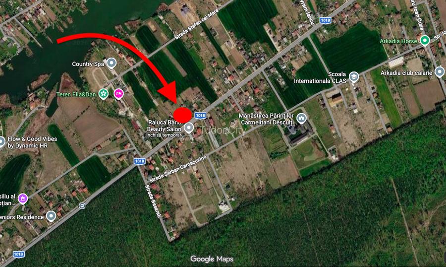 Teren de 500mp cu deschidere dublă 14/35m, strada principală Ciofliceni! - 8