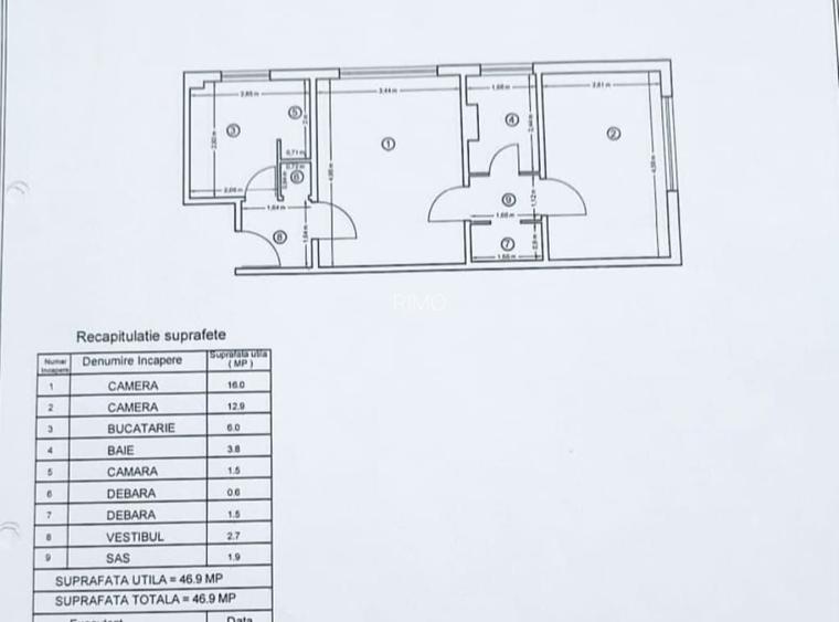 Apartament cu doua camere, Aparatorii Patriei, 79.000€ negociabil - 20