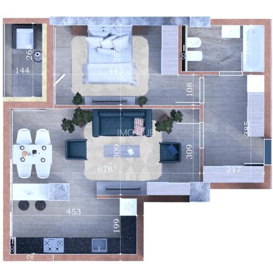 Apartamente noi de vanzare Iasi- 2 camere zona Copou, TVA inclus - 3