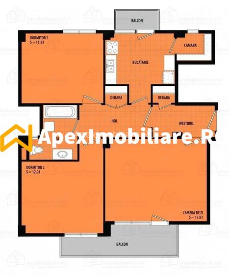 Apartament 3 camere de inchiriat  București | ApexImobiliare.ro - 4