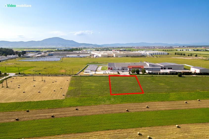 Teren industrial Brașov, ieșire spre Cristian, 55 metri front stradal - 4