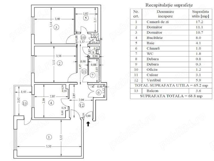 Vanzare 3camere Bloc REABILITAT TERMIC Militari Veteranilor - 2