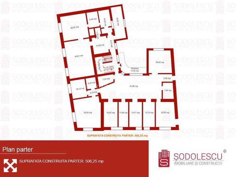 Imobil pretabil cladire de birouri, clinica medicala - Central - 4