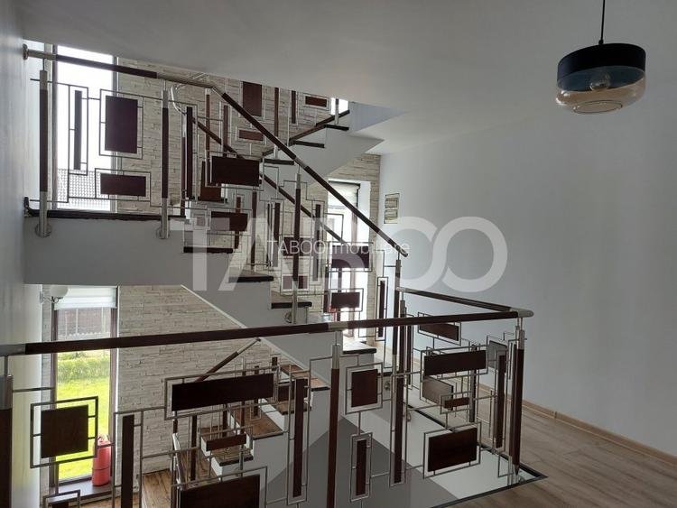 Casa de inchiriat cu 5 camere si 780 mp gradina langa padure in Sibiu - 23