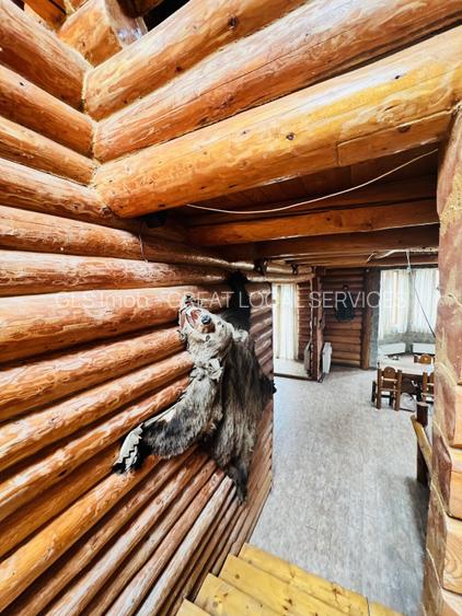 Cabana vânătorească din lemn cu vedere spectaculoasa, langa Castelul Cantacuzino - 27