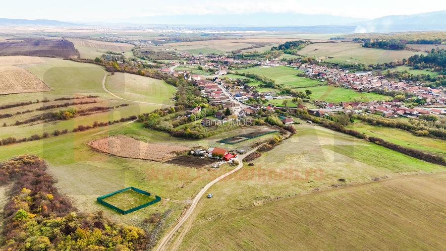 Ocazie: Teren 642mp, Rusciori, deschidere drum, zona frumoasa |SkyView - 2