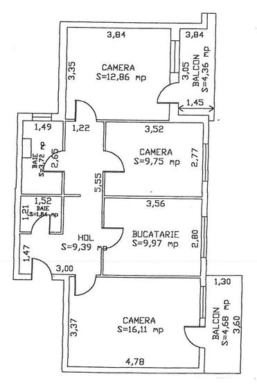 3 camere Faleză Nord - 1