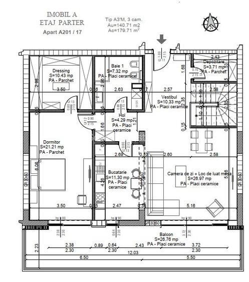 3 camere duplex lux Pipera | 140 m² | terasă mare | volum impresionant - 10