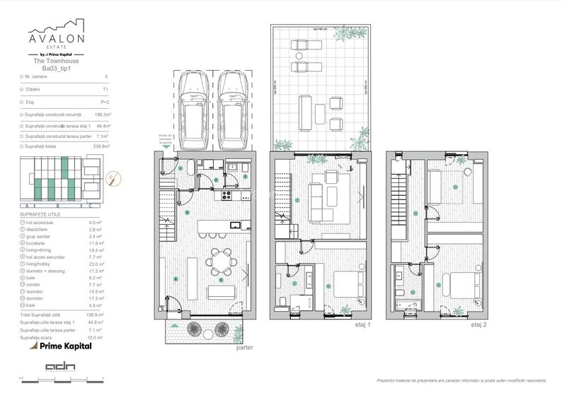 NOU! Townhouse 5 camere, Avalon Estate Faza 2 - 1