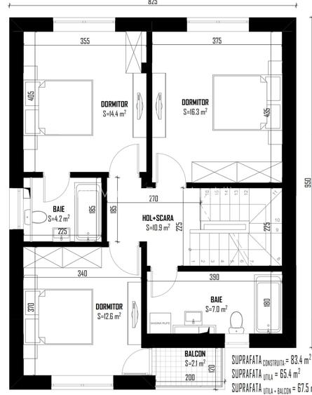 Vila individuala 4camere+ mansarda ,str ghidigeni,tva inclus - 5