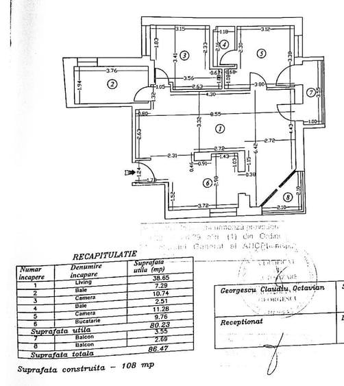 APARTAMENT CU 3 CAMERE IN IMOBIL NOU COMPUS DIN DOAR 4 UNITATI - RETRAS - ROMANA - 8