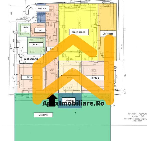 Parcul Carol | Spatiu Birouri 4 Camere | Centrala | Gradina - 3