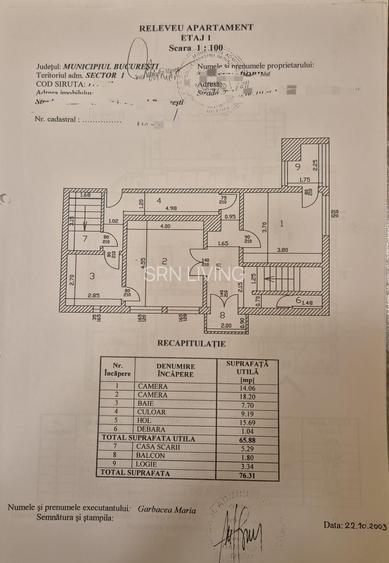 De inchiriat -  Vila interbelica 330mp utili + Garaj - Tokio - Capitale - 23