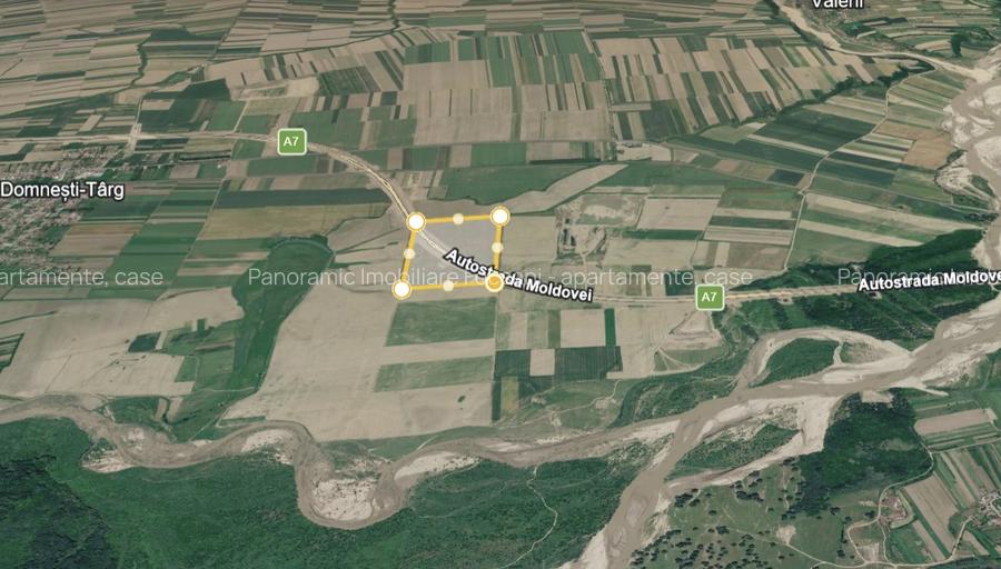 Vand 28 ha ,teren arabil, extravilan , cu deschidere la A-7 - 5