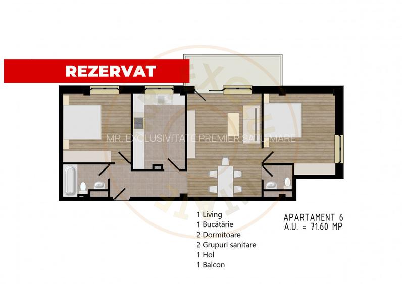 Zorilor Residence, Apartamente Noi 2-3-4 camere - Str. Zorilor - Carei - 13