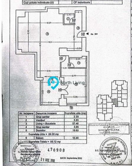 Apartament 2 camere, 100 mp, 2 băi, Upground, Pipera - 19