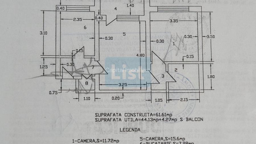 Comision 0! De vanzare apartament renovat cu 2 camere - 5