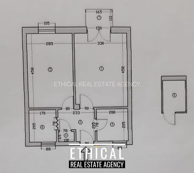 2 cam. Pod Constanta, 5 min metrou Jiului. Renovat integral + centrala proprie! - 14