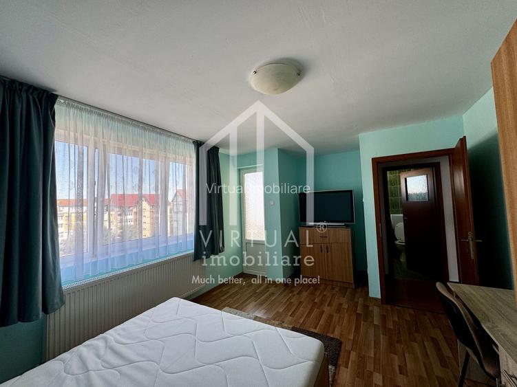 Apartament cu 3 camere, 100mp utili, balcoane, mobilat, Hipodrom IV - 15