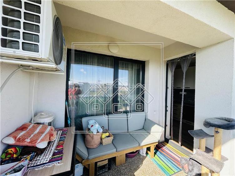 Apartament de vanzare in Sibiu - 3 camere, balcon mare - Zona D.Stanca - 9