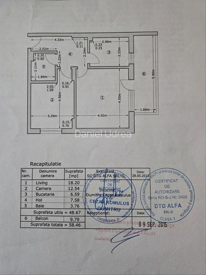 Apartament 2 camere Drumul Fermei cu loc de parcare inclus - 15