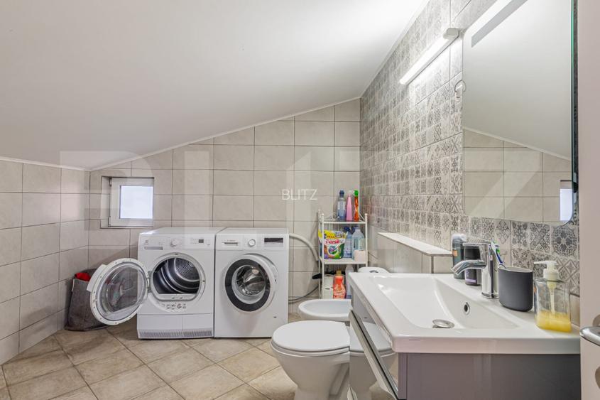 Casa moderna 3camere si mansarda amenajata in zona linistita Tarlungeni - 13