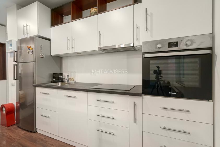 Ghica Plaza, 2 camere + birou, 2 bai, etaj 3/4,  parcare - 3