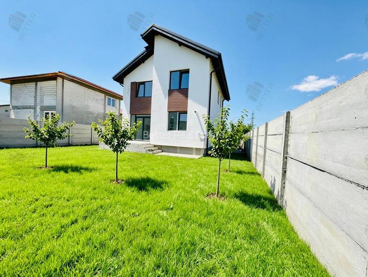 Casă individuală de vânzare, 4 camere- Berceni Ilfov | 425 mp - La cheie- Asfalt - 4