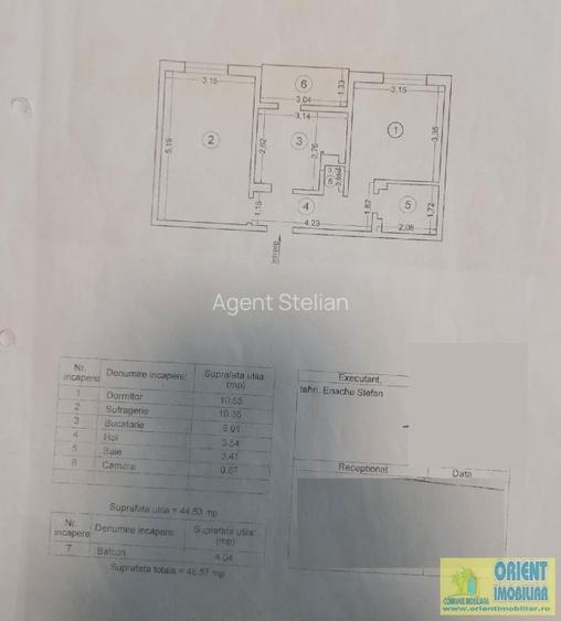 Km 5, decomandat, 2 camere, etaj 3, mobilat, gaze, vanzari Constanta - 10