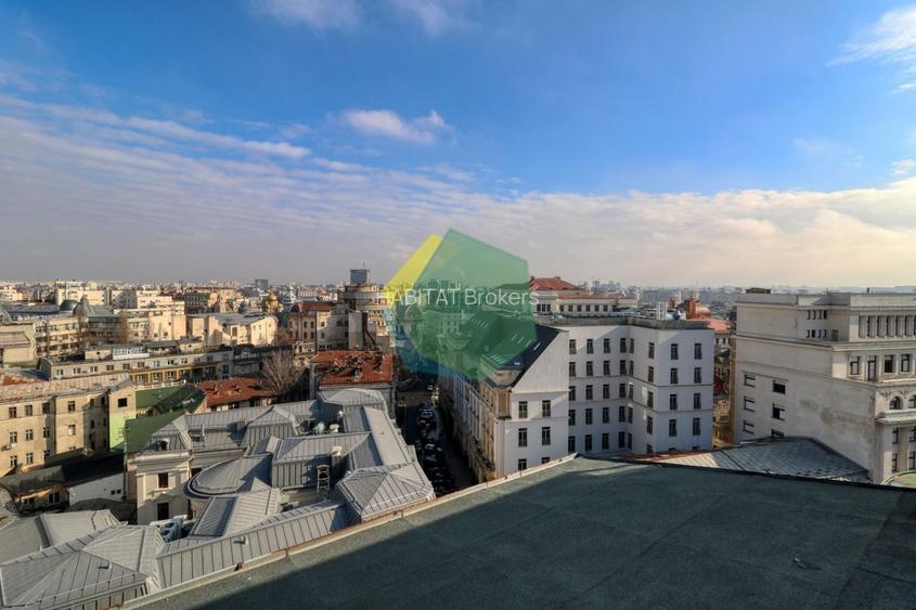Studio 2 niveluri, terasă 11 mp, vedere spectaculoasă-Calea Victoriei - 23