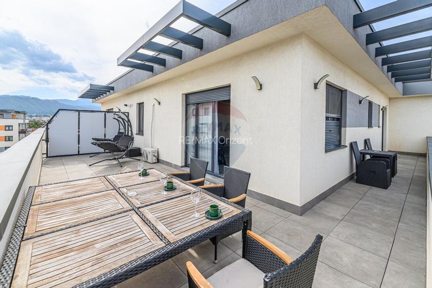 PENTHOUSE LUX, terasa 50 mp, zona Coresi, Brasov! - 20