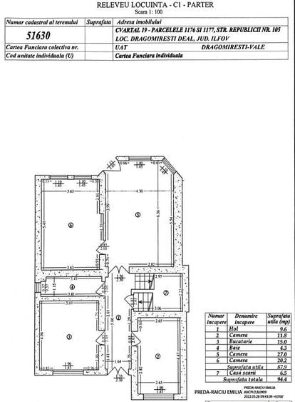 Casă 11 camere cu livadă pe Strada Republicii, Dragomirești-Deal - 3