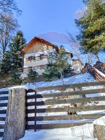 Vilă de vânzare în Predeal – vedere panoramică către pârtia de schi - 31