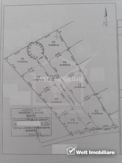Parcela 600 mp, pozitie elevata, proiect cu 7 parcele, Popesti - 4
