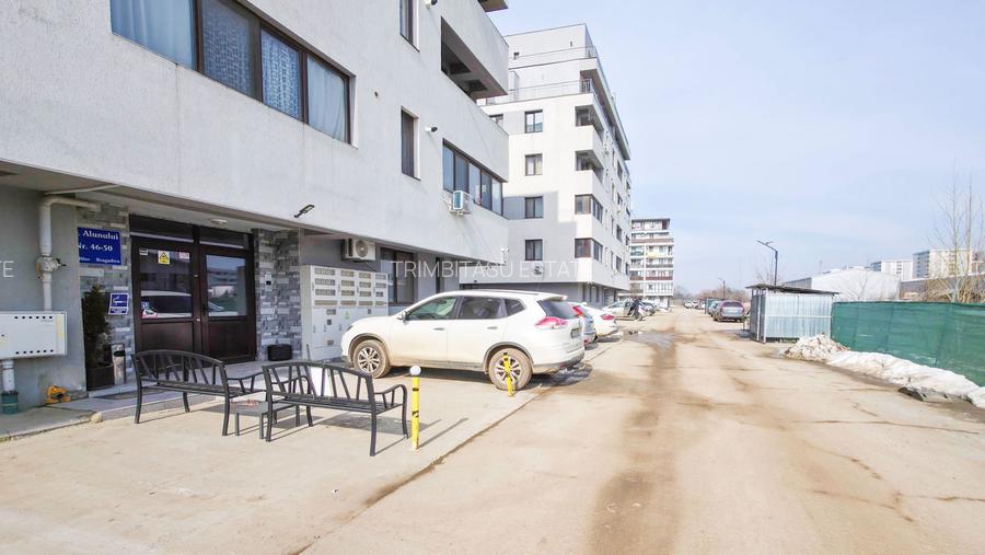 Apartament 2 camere Bragadiru Alunului, mobilat, balcon 19mp, parcare - 18