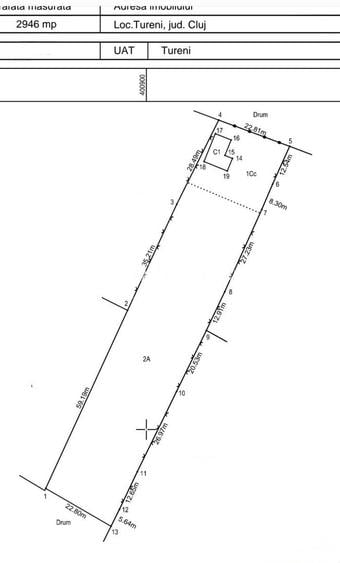 OPORTUNITATE!!!  Teren Intravilan | 2946 Mp | Tureni Cluj - 4