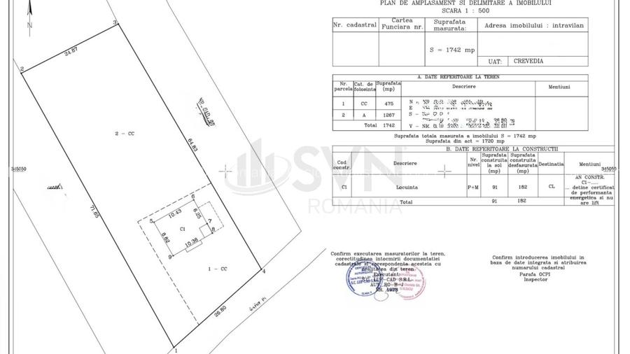 REV2005555 Casa indiviuala I Sat Crevedia I 1250 MP Teren I De vanzare - 25