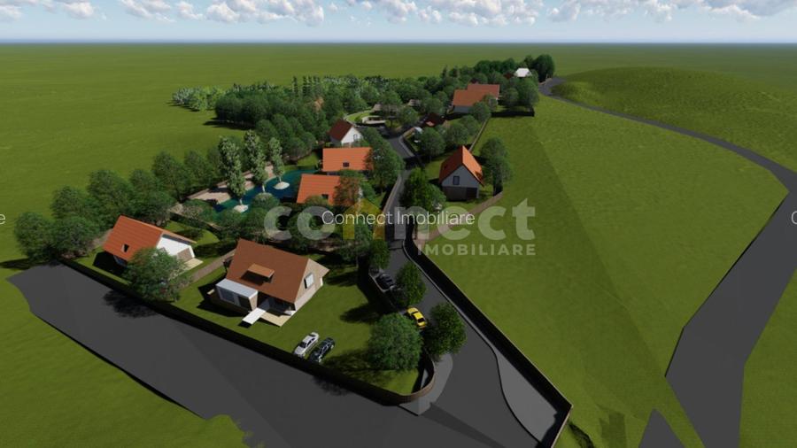 Vanzare Parcele Teren Intravilan - Cluj cu Autorizație și Utilități la Parcelă - 3